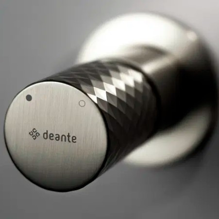 Falba süllyesztett csaptelep, Deante Silia Hexa kádtöltő, szálcsiszolt acél BHS_F18P