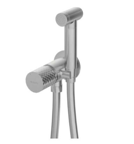 Falba süllyesztett csaptelep,Deante Silia Hexa bidé csaptelep szálcsiszolt acél BHS_F34M