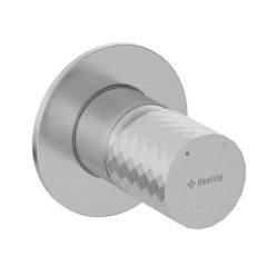   Zuhany csaptelep, Deante Silia Hexa zuhanyváltó nélkül, szálcsiszolt acél BHS_F44L
