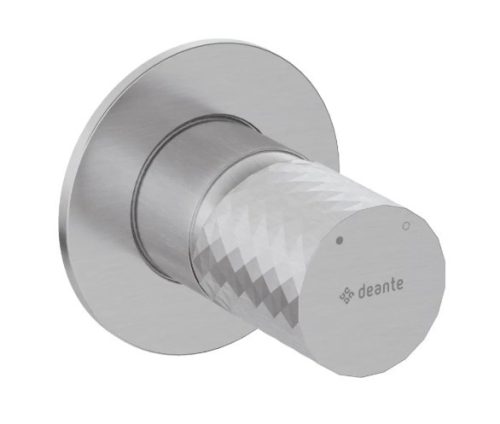 Zuhany csaptelep, Deante Silia Hexa zuhanyváltó nélkül, szálcsiszolt acél BHS_F44L