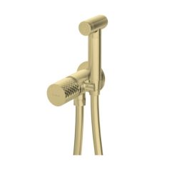   Falba süllyesztett csaptelep, Deante Silia Hexa bidé csaptelep szálcsiszolt arany BHS_R34M