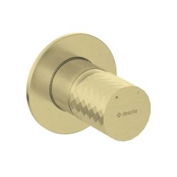   Zuhany csaptelep, Deante Silia Hexa zuhanyváltó nélkül, szálcsiszolt arany BHS_R44L