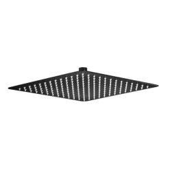   Trópusi zuhany, Deante Floks acél fejzuhany 300x300 mm, fekete NAC_209K