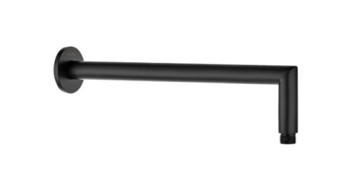 Fali kifolyócső, Deante Cascada zuhany kifolyócső, fali, 325 mm, fekete NAC_N47K