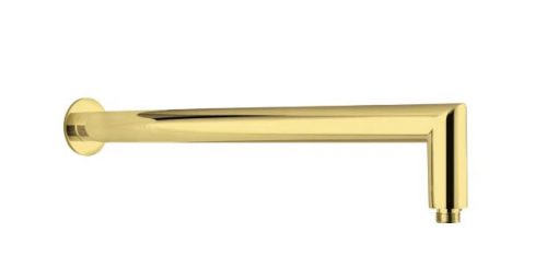 Fali kifolyócső, Deante Cascada zuhany kifolyócső, fali, 400 mm, arany NAC_Z45K