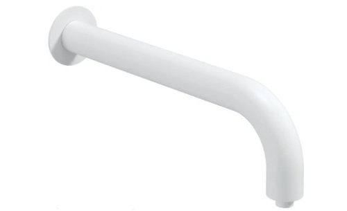 Fali kifolyócső, Deante Silia zuhany kifolyócső, fali, 380 mm, fehér NQS_A41K