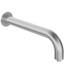   Fali kifolyócső, Deante Silia zuhany kifolyócső, fali, 380 mm, szálcsiszolt acél NQS_F41K