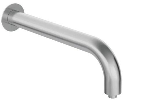 Fali kifolyócső, Deante Silia zuhany kifolyócső, fali, 380 mm, szálcsiszolt acél NQS_F41K