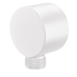   Alkatrész, Deante Cascada kerek sarokcsatlakozó, fehér NAC_A54K