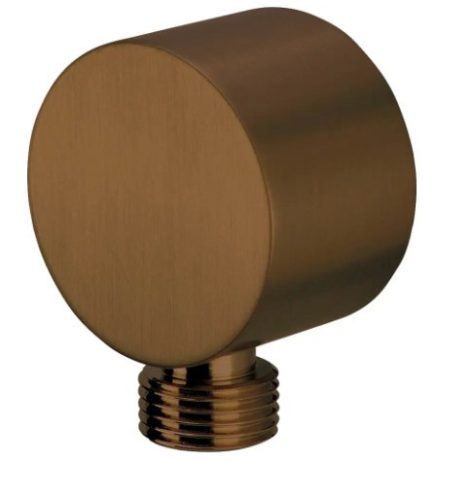 Alkatrész, Deante Cascada kerek sarokcsatlakozó, szálcsiszolt bronz NAC_C54K