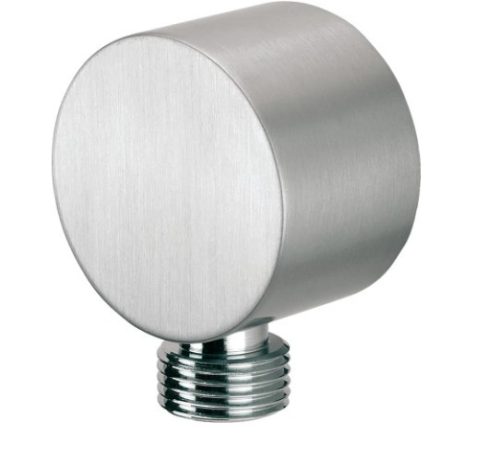 Alkatrész, Deante Cascada kerek sarokcsatlakozó, szálcsiszolt acél NAC_F54K