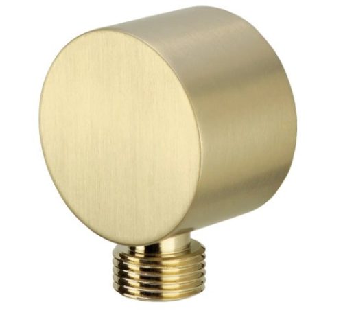 Alkatrész, Deante Cascada kerek sarokcsatlakozó, szálcsiszolt arany NAC_R54K