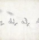 Alkatrész, Deante Cascada sarokcsatlakozó, kerek, kézizuhany tartóval, fekete NAC_N57K