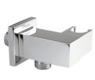 Alkatrész, Deante Cascada sarokcsatlakozó, négyzet, kézizuhany tartóval, króm NAC_058K