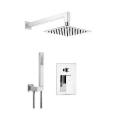   Falba süllyesztett csaptelep, Deante Anemon falsík alatti zuhanyszett, króm NAC_09AP