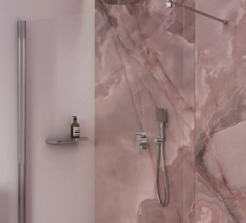 Falba süllyesztett csaptelep, Deante Alpinia falsík alatti zuhanyszett, króm NAC_09LP