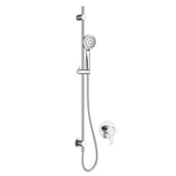   Falba süllyesztett csaptelep, Deante Arnika falsík alatti zuhanyszett, króm NAC_09TP