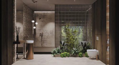 Falba süllyesztett csaptelep, Deante Silia zuhanyszett fejzuhannyal, szálcsiszolt bronz NQS_C9XK