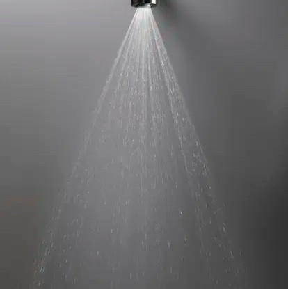 Falba süllyesztett csaptelep, Deante Silia zuhanyszett fejzuhannyal, titanium NQS_D9XK