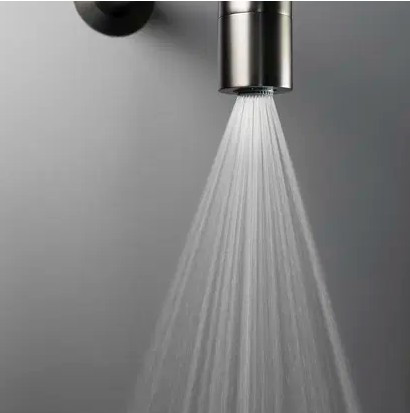 Falba süllyesztett csaptelep, Deante Silia zuhanyszett fejzuhannyal, titanium NQS_D9XK