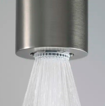 Falba süllyesztett csaptelep, Deante Silia zuhanyszett fejzuhannyal, titanium NQS_D9XK