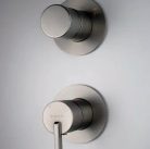 Falba süllyesztett csaptelep, Deante Silia zuhanyszett fejzuhannyal, titanium NQS_D9XK