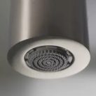 Falba süllyesztett csaptelep, Deante Silia zuhanyszett fejzuhannyal, szálcsiszolt acél NQS_F9XK