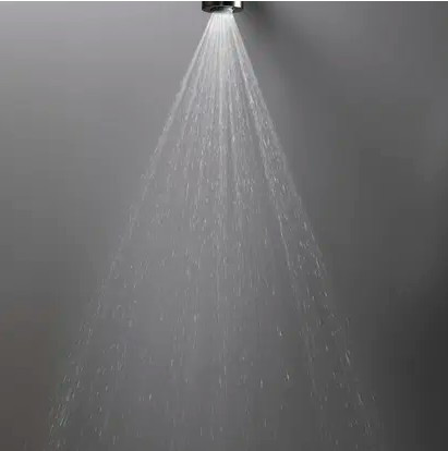 Falba süllyesztett csaptelep, Deante Silia zuhanyszett fejzuhannyal, titanium NQS_D0XK