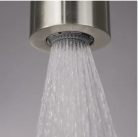 Falba süllyesztett csaptelep, Deante Silia Hexa zuhanyszett+fejzuhany, szálcsiszolt acél NHS_F9XK