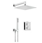 Falba süllyesztett csaptelep, Deante Therm zuhanyszett termosztatikus BOX-al, króm BXYZ0EAT