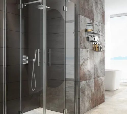 Falba süllyesztett csaptelep, Deante Therm zuhanyszett termosztatikus BOX-al, króm BXYZ0EAT