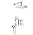 Falba süllyesztett csaptelep, Deante Therm zuhanyszett termosztatikus BOX-al, króm BXYZ0EBT