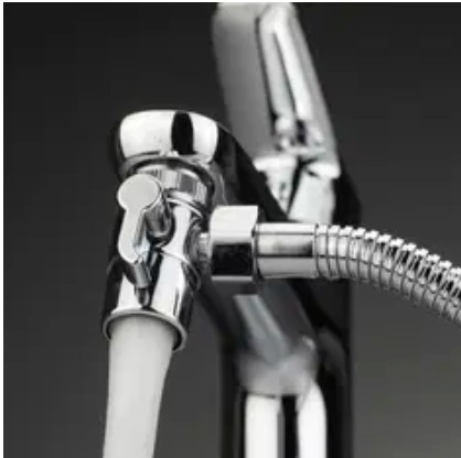 Alkatrész, Deante Bidetta 1 ponton rögzíthető bidé készlet zuhanyváltóval, króm ANW_041C