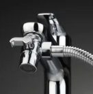 Alkatrész, Deante Bidetta 1 ponton rögzíthető bidé készlet zuhanyváltóval, króm ANW_041C