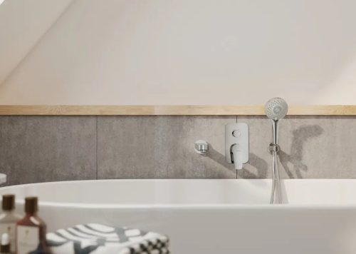 Zuhany gégecső, Deante zuhany gégecső, 150 cm, platinum NDA_P51W