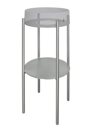 Alsó szekrény, Deante Silia álló fürdőszobai konzol, szálcsiszolt acél, 36 cm CKS_F36A