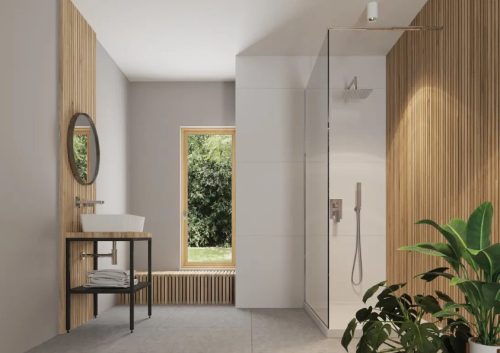 Alsó szekrény, Deante álló fürdőszobai konzol, fekete, 66,5x50 cm CST_X60A