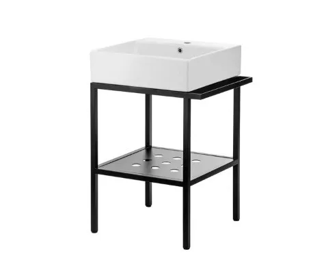 Alsó szekrény, Deante Temisto álló fürdőszobai konzol, mosdóval 56,5x40 cm CDTS6U4S