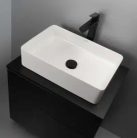 Alsó szekrény, Deante Prizma mosdószekrény, pulttal fekete 60x52x47 cm SDI_NB61