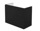 Alsó szekrény, Deante Prizma mosdó szekrény pult nélkül, fekete 80x60x38,5 cm STU_NU81