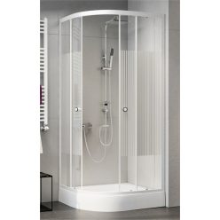   Zuhanykabin, Sanimix 22.1502White-80 íves zuhanykabin zuhanytálcával 80x80