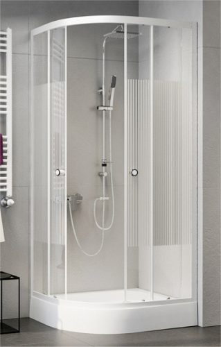 Zuhanykabin, Sanimix 22.1502White-90 íves zuhanykabin zuhanytálcával 90x90