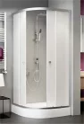 Zuhanykabin, Sanimix 22.1503TN-80 íves zuhanykabin, matt üveggel 80x80