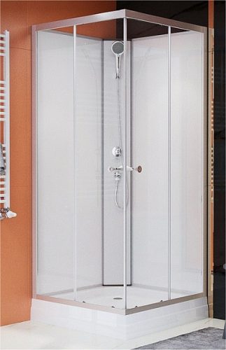 Zuhanykabin, Sanimix 22.1762C-80 szögletes, hátfalas zuhanykabin 80x80