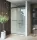 Zuhanyajtó, Wasserburg Dualdoor zuhanyajtó 120x200, fekete 22.25DUAL-120BL