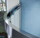 Zuhanykabin, Wasserburg WB02 íves zuhanykabin 90x90, króm 22.2502-90