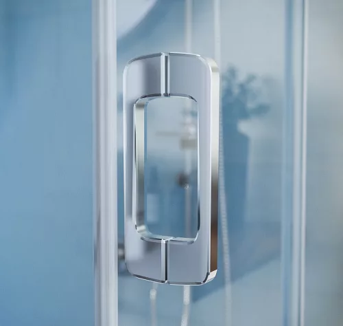 Zuhanykabin, Wasserburg WB02 íves zuhanykabin 90x90, króm 22.2502-90