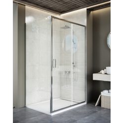   Zuhanykabin, Wasserburg WB16 szögletes zuhanykabin 100x100 cm, króm 22.2516-1010