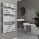 Egyenes radiátor, Wasserburg Plana White törölközőszárító radiátor 120x60 cm, fehér 20.25936W