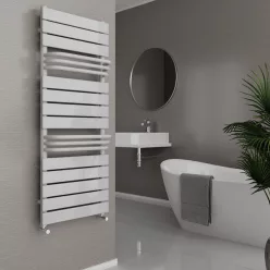   Egyenes radiátor,Wasserburg Plana Plus White törölközőszárító radiátor 128,8x50 cm 20.25905W